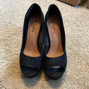 Candies Velvet Feeling High Heels, Size 8.5